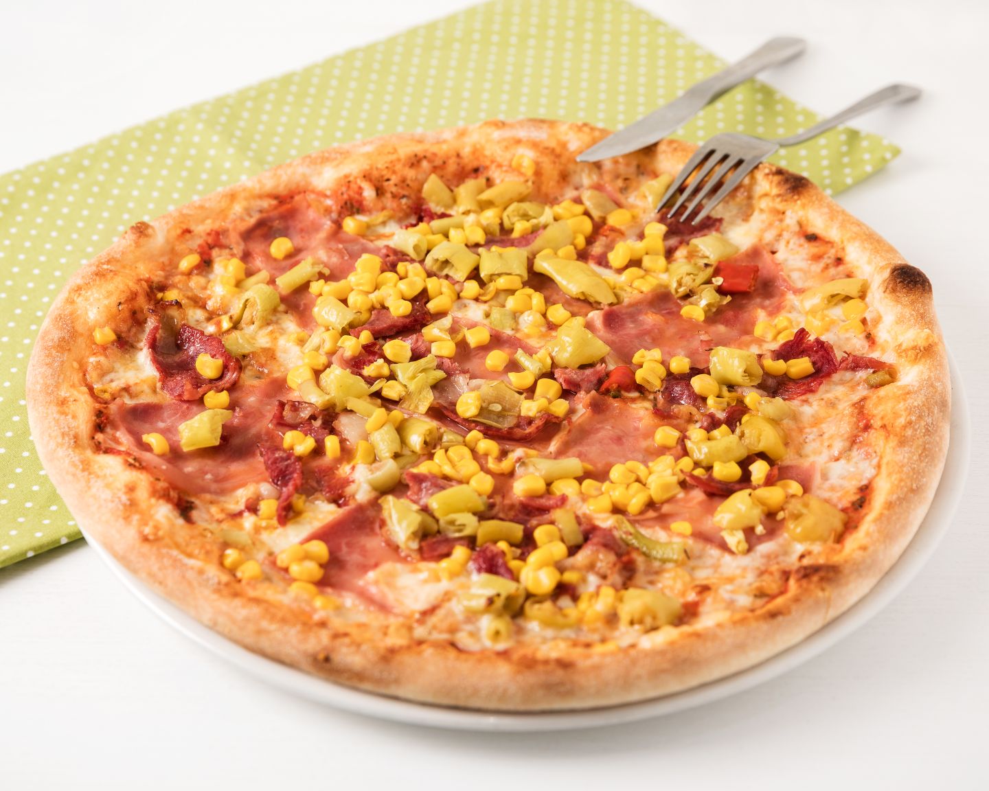 Pizzaschnitten Mit Schinken Mais Und Tomate - Rezepte Suchen